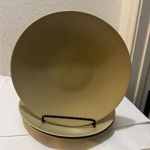 Home Stoneware Dinner Plates 11 1/4" Set/3 Excellent Discontinued G22